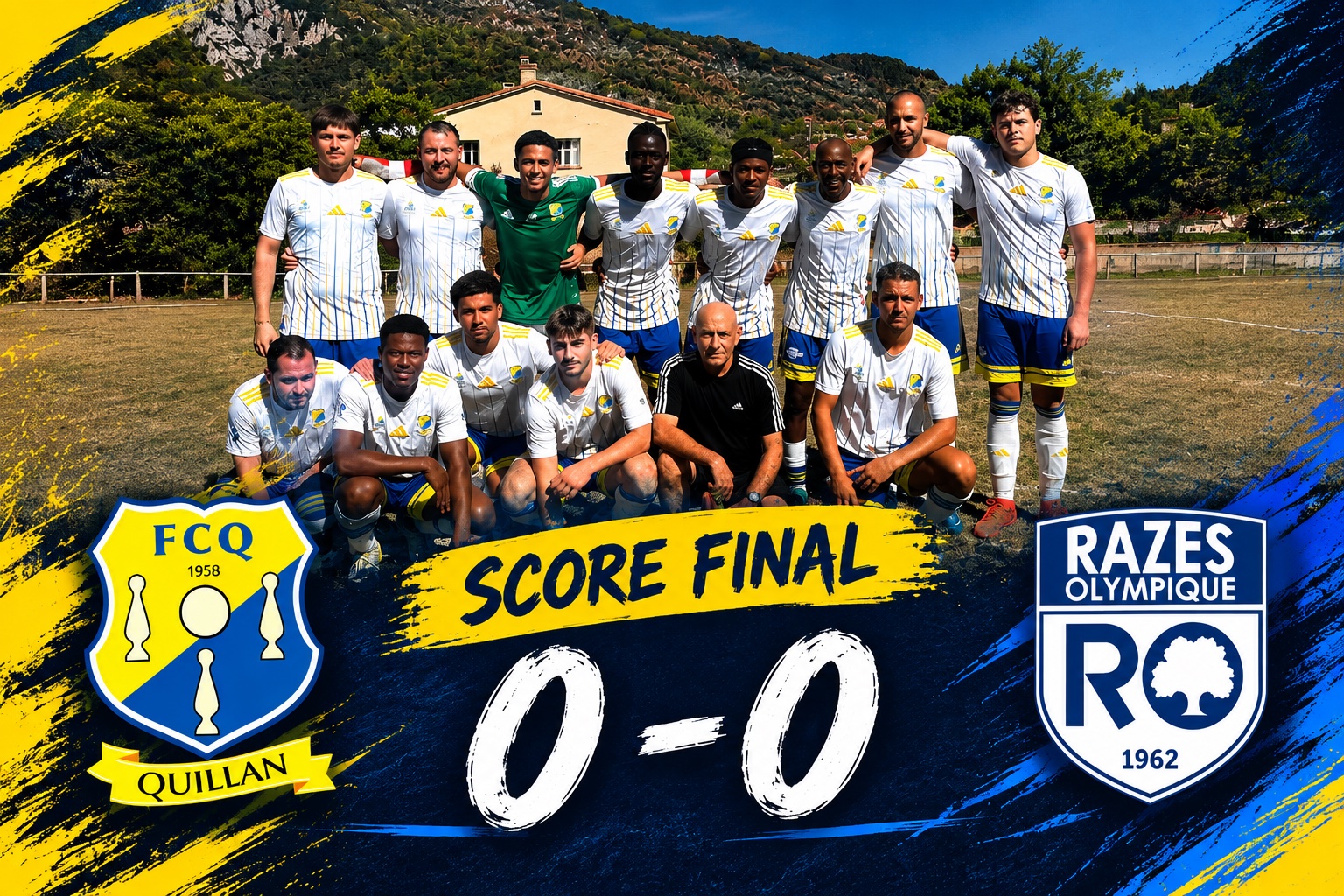 Fc Quillan : les Jaune et Bleu ne lâchent rien